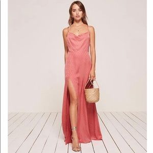 Reformation Terraza Dress, size 4, pink